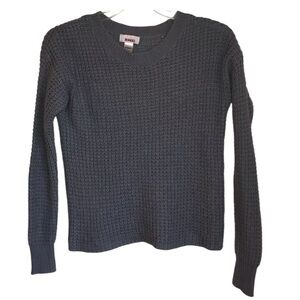 Grey Bongo waffle knit sweater. Size medium GUC retro, vintage, oversized